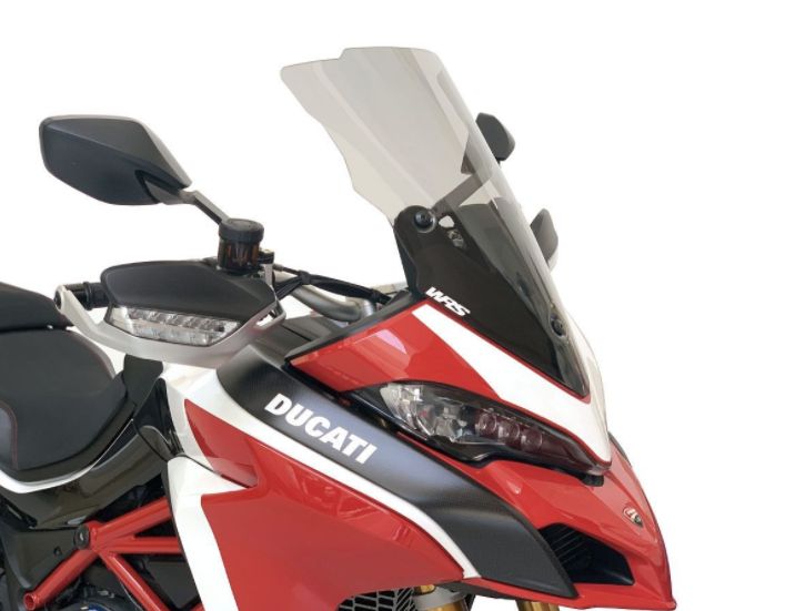 Plexi motocyklu WRS pro DUCATI MULTISTRADA 950 2017-2024 viz popis, barva kouřová , výška 50 cm (19-3 / 4 ") 