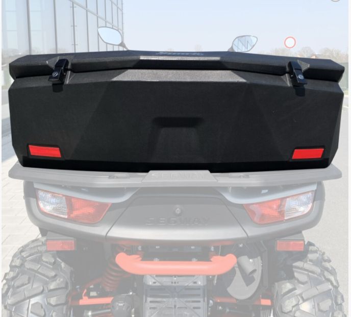Uzamykatelný zadní box na čtyřkolku SHARK Accessories ATV CARGO BOX AX105 černý