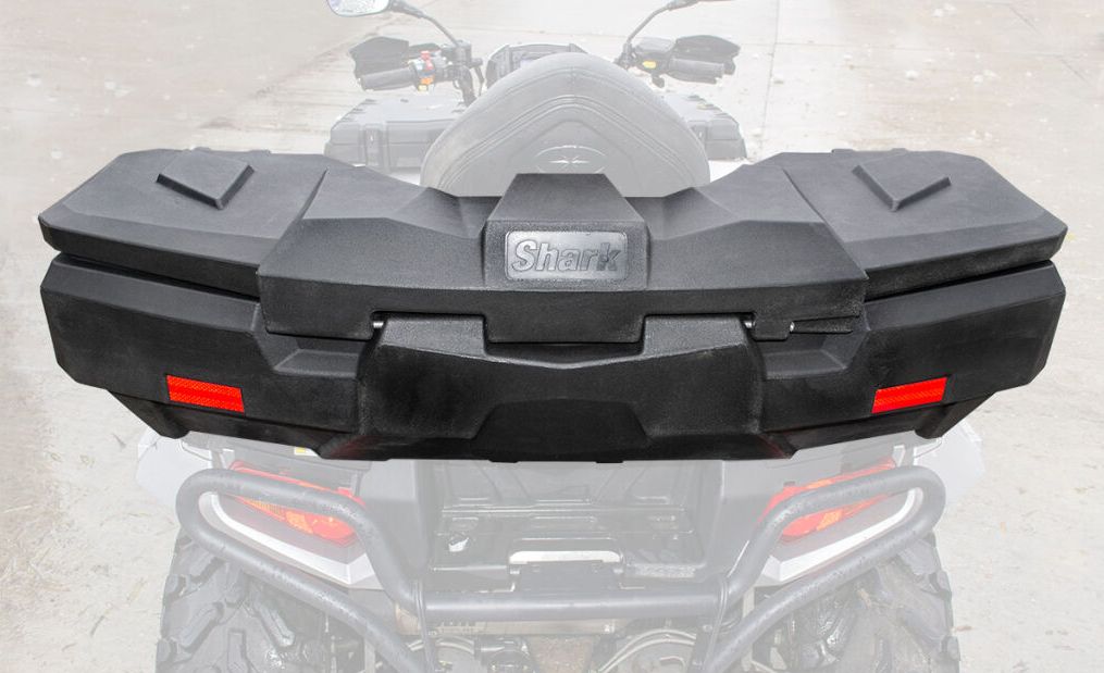 Prostorný zadní box na čtyřkolku SHARK Accessories ATV CARGO BOX AX112 černý