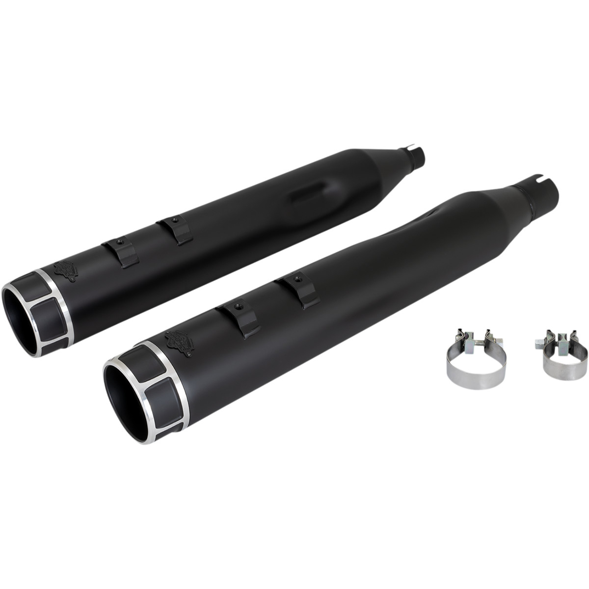 Koncovky výfuku Vance & Hines Torquers 4.5 pro Harley Davidson FLHR,FLHRC,FLHRXS,FLHTCU,FLHTK,FLHTKL,FLHTKSE aj. 2017-2020 viz popis, model 46676 barva černá/chrom