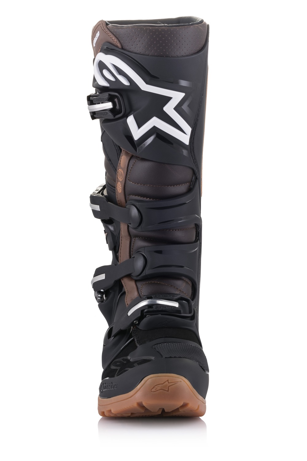 Motokrosové boty ALPINESTARS TECH 7 ENDURO černá/tmavá hnědá 