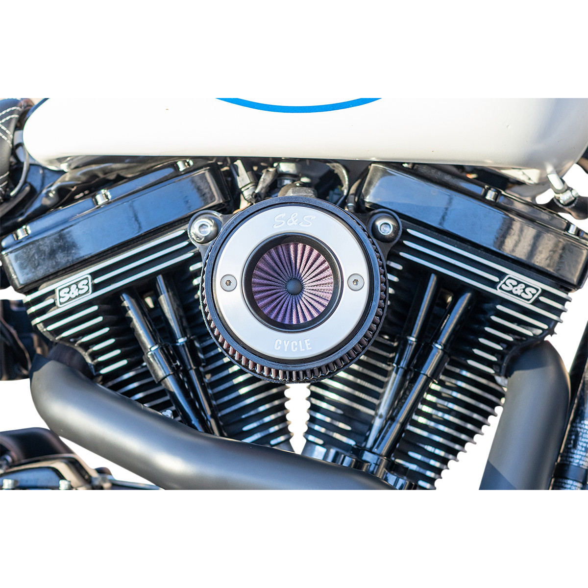 Kit sání S&S CYCLE STEALTH AIR STINGER KIT pro HARLEY DAVIDSON M8 rok 2017 a výš viz popis, broušený kroužek