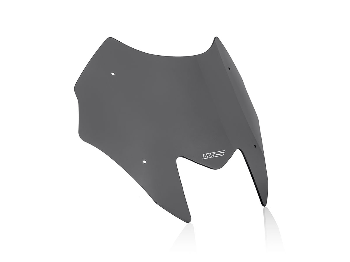 Plexi motocyklu WRS pro YAMAHA T-MAX 560 rok 2022 verze sport, barva tmavě kouřová, výška plexi 22,5 cm 