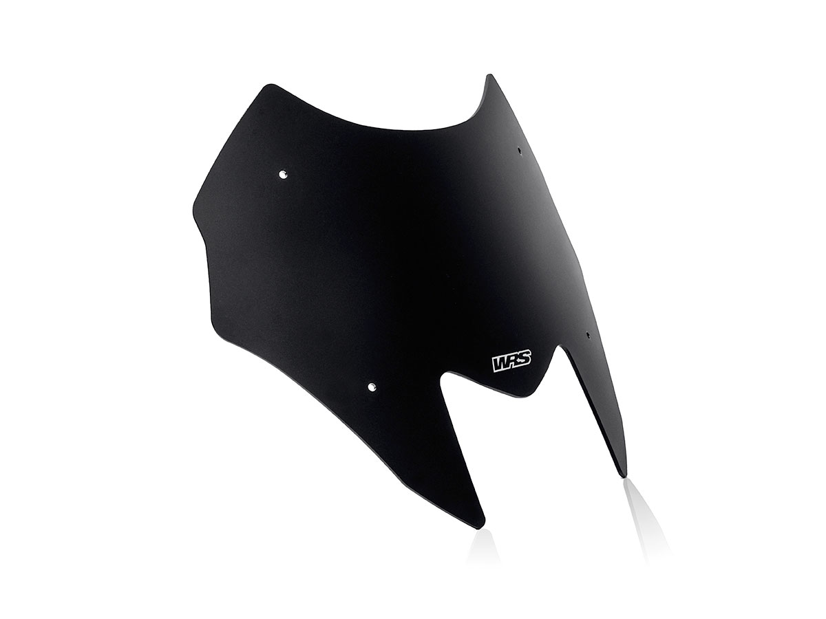 Plexi motocyklu WRS pro YAMAHA T-MAX 560 rok 2022 verze sport, matná černá, výška plexi 22,5 cm 