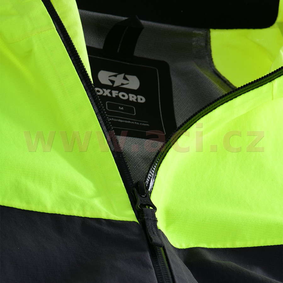 Nepromokavá bunda /pláštěnka OXFORD RAIN SEAL PRO ADVANCED černá/žlutá fluo/šedá