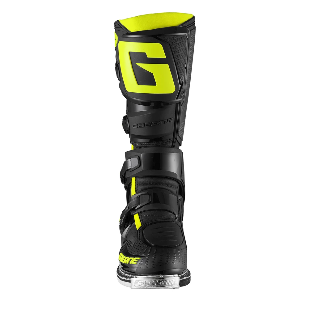 Motokrosové boty Gaerne SG 12 černá/žlutá fluo 