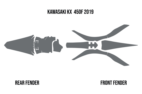 Ochranná pěna do blatníků motocyklu TWIN AIR MUD FOAM DEFLECTORS pro KAWASAKI  KX 450 F rok 2019-2022