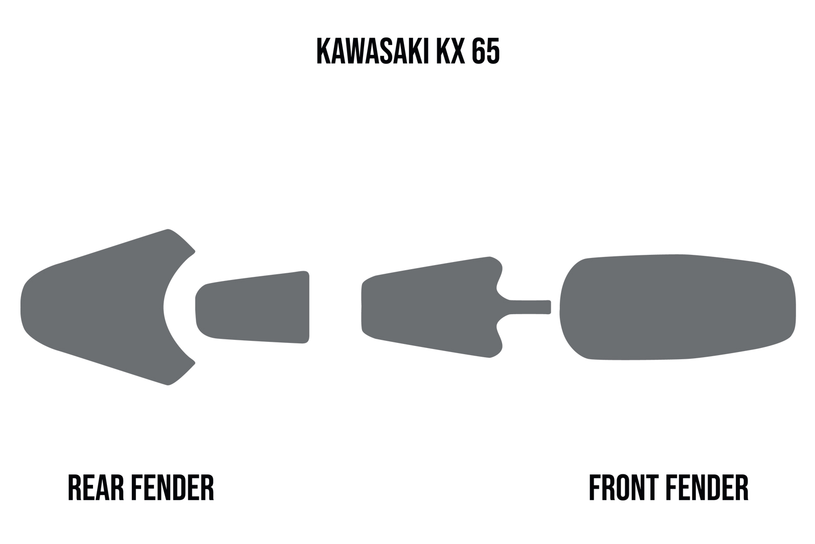Ochranná pěna do blatníků motocyklu TWIN AIR MUD FOAM DEFLECTORS pro KAWASAKI KX 65 rok 2000-2022
