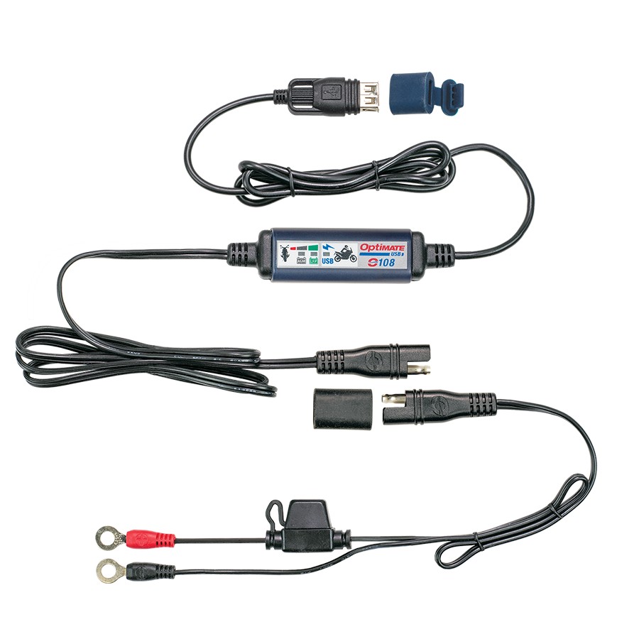 Napájecí kabel SAE na USB TECMATE OPTIMATE USB CHARGER W 20 CORD typ O108KIT