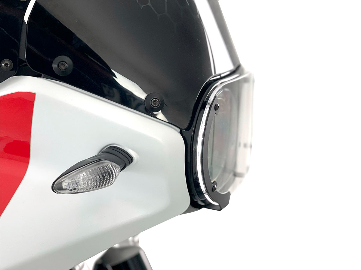 Ochranné plexi světlometu motocyklu WRS WRS HEADLIGHT PROTECTION pro  DUCATI DESERT X 2022-2023