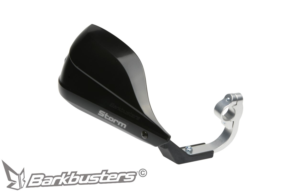 Sada motocyklových krytů páček BARKBUSTERS HANDGUARDS STORM SINGLE POINT černé, pár, pro průměr řidítek 22 mm