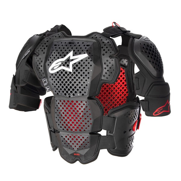 A Hrudní chránič / chránič těla  ALPINESTARS A-10 V2 6700523-1431 , barva barva černá/červená, velikost M/L