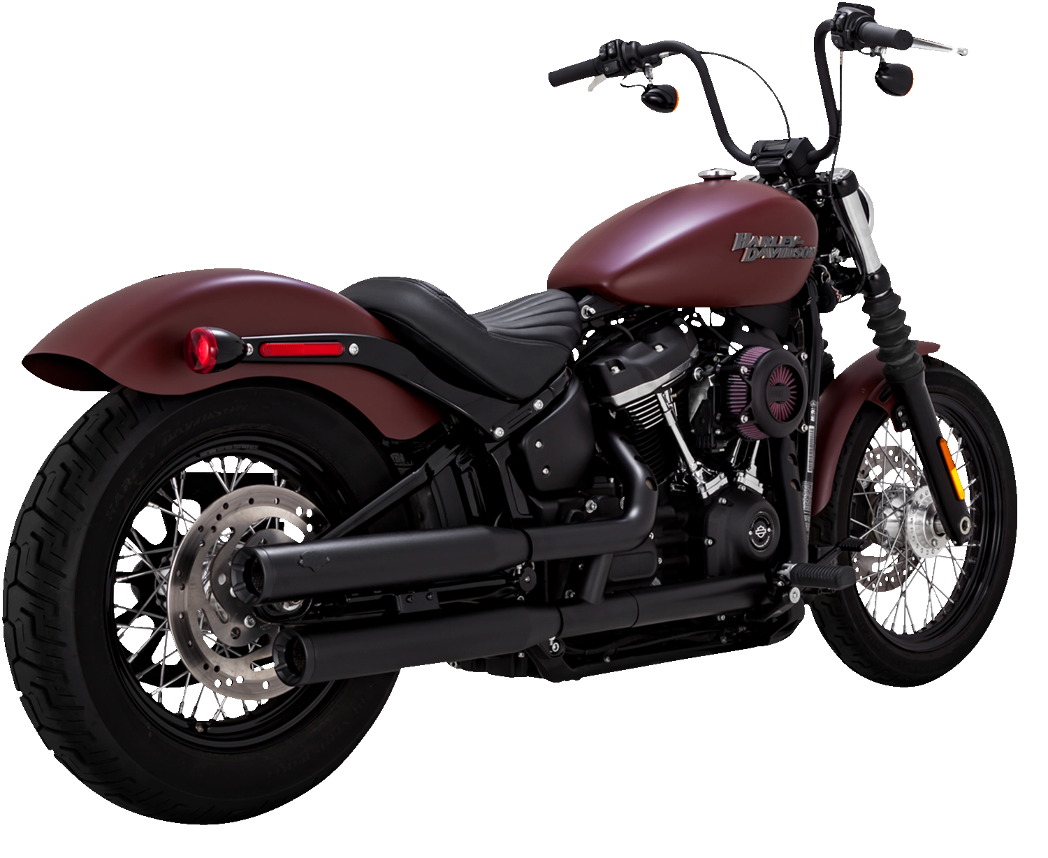 Koncovky výfuku Vance & Hines  Eliminator 300 pro motocykly Harley Davidson Softail rok 2018-2022 viz popis, barva černá  