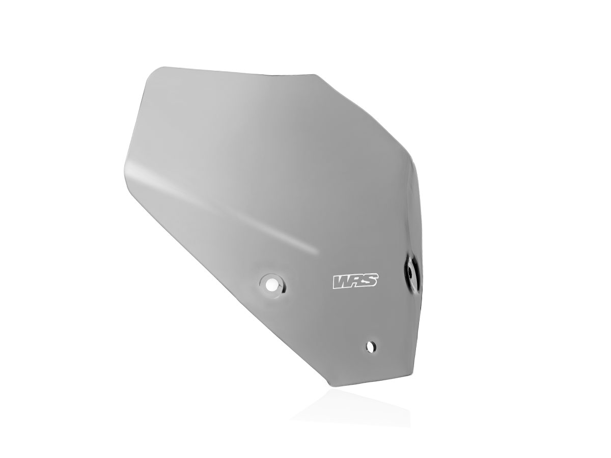 Plexi motocyklu WRS TOURING pro BMW S 1000 R rok 2022-2023, výška 31 cm, šíře 33 cm, barva kouřová