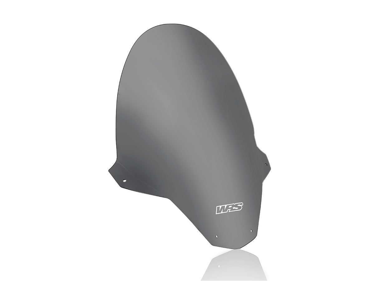Plexi motocyklu WRS verze TOURING pro motocykly APRILIA TUONO 660 ABS viz popis rok 2021-2023, výška 38,5 cm, šíře 34 cm, barva tmavě kouřová