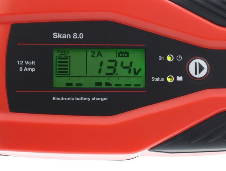 Nabíječka baterií JMP SKAN 8.0 12V 2-8A, pro baterie od 5 Ah do 160 Ah