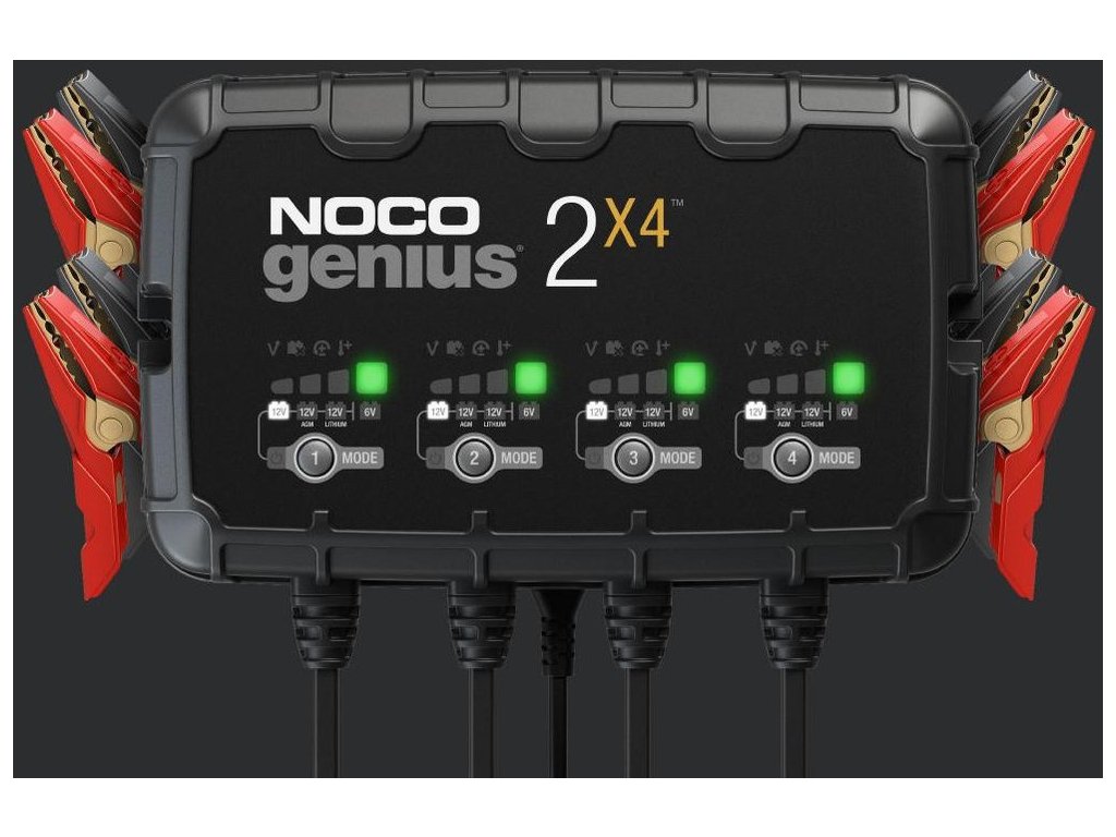 Nabíječka baterií - akumulátorů NOCO 2X4 6/12V 4X 2A