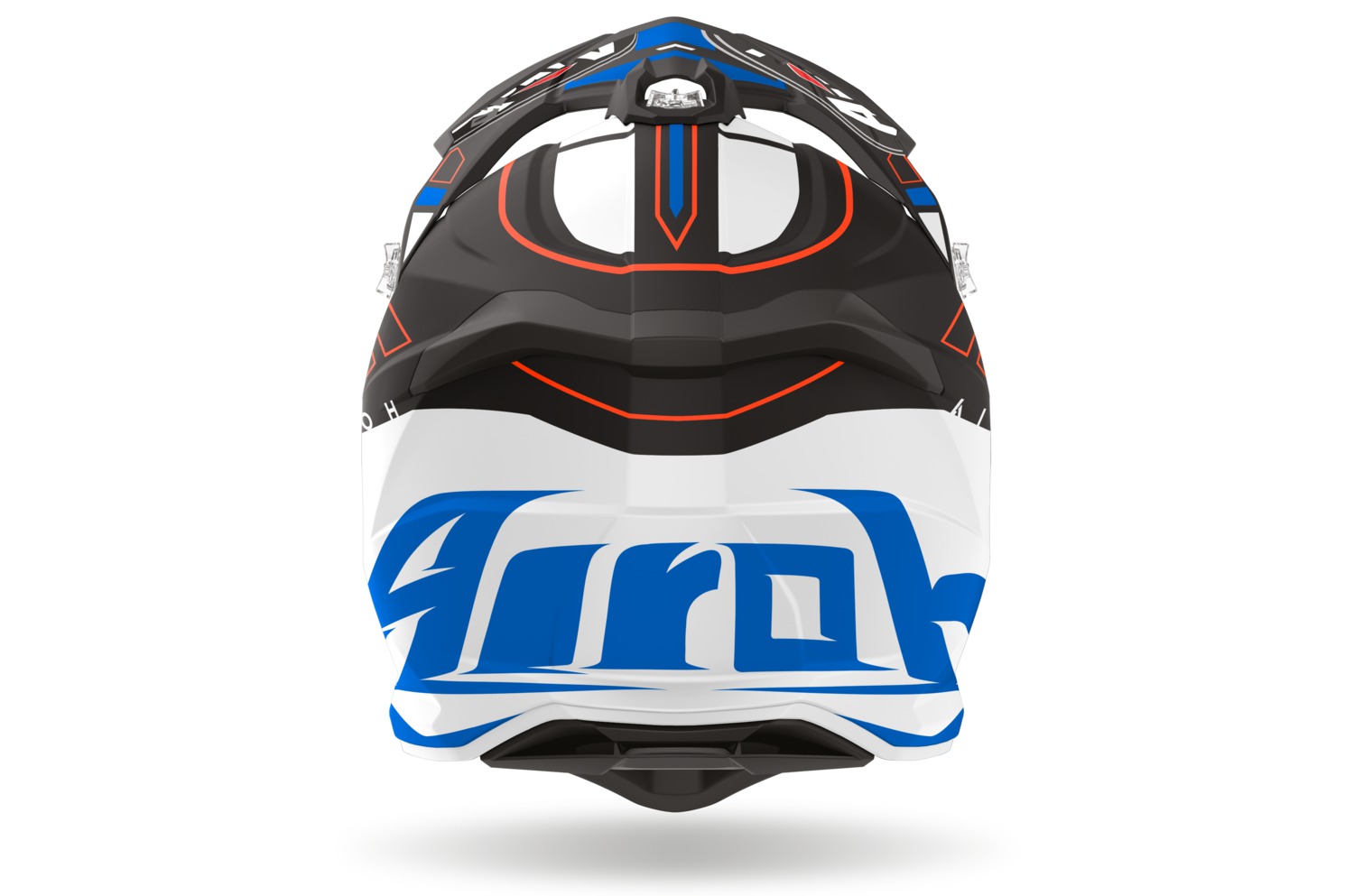 Motokrosová přilba AIROH STRYCKER SKIN modrá/černá/bíká matná