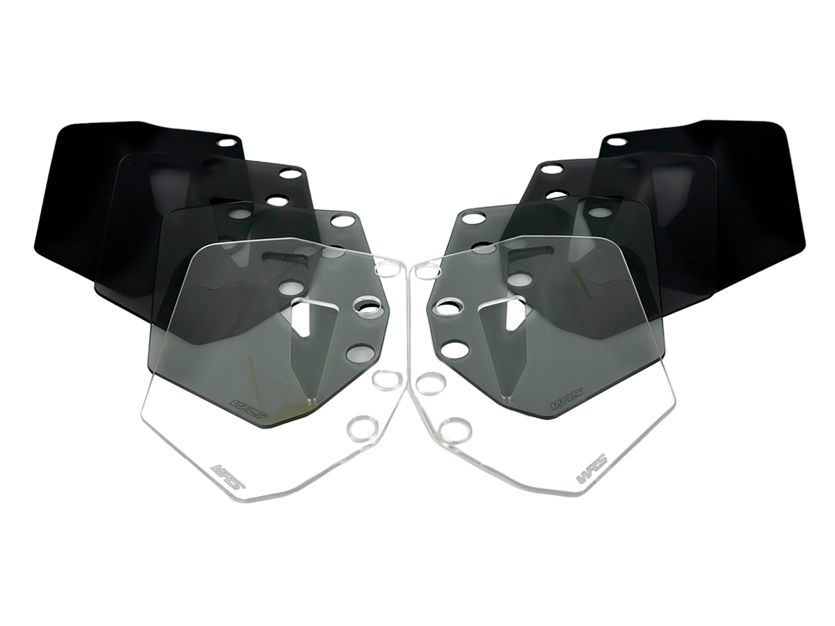 Deflektory motocyklu WRS pro BMW R 1300 GS ABS rok 2024 barva čirá, pár