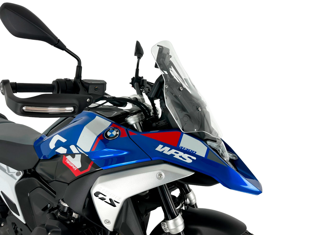 Plexi motocyklu WRS STANDARD PLUS pro BMW R 1300 GS ABS rok 2023-2024 barva čirá