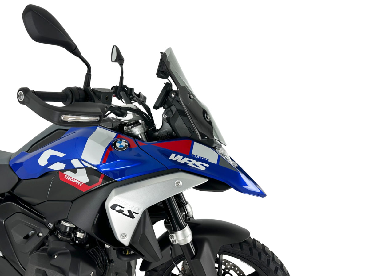 Plexi motocyklu WRS STANDARD PLUS pro BMW R 1300 GS ABS rok 2023-2024 barva kouřová