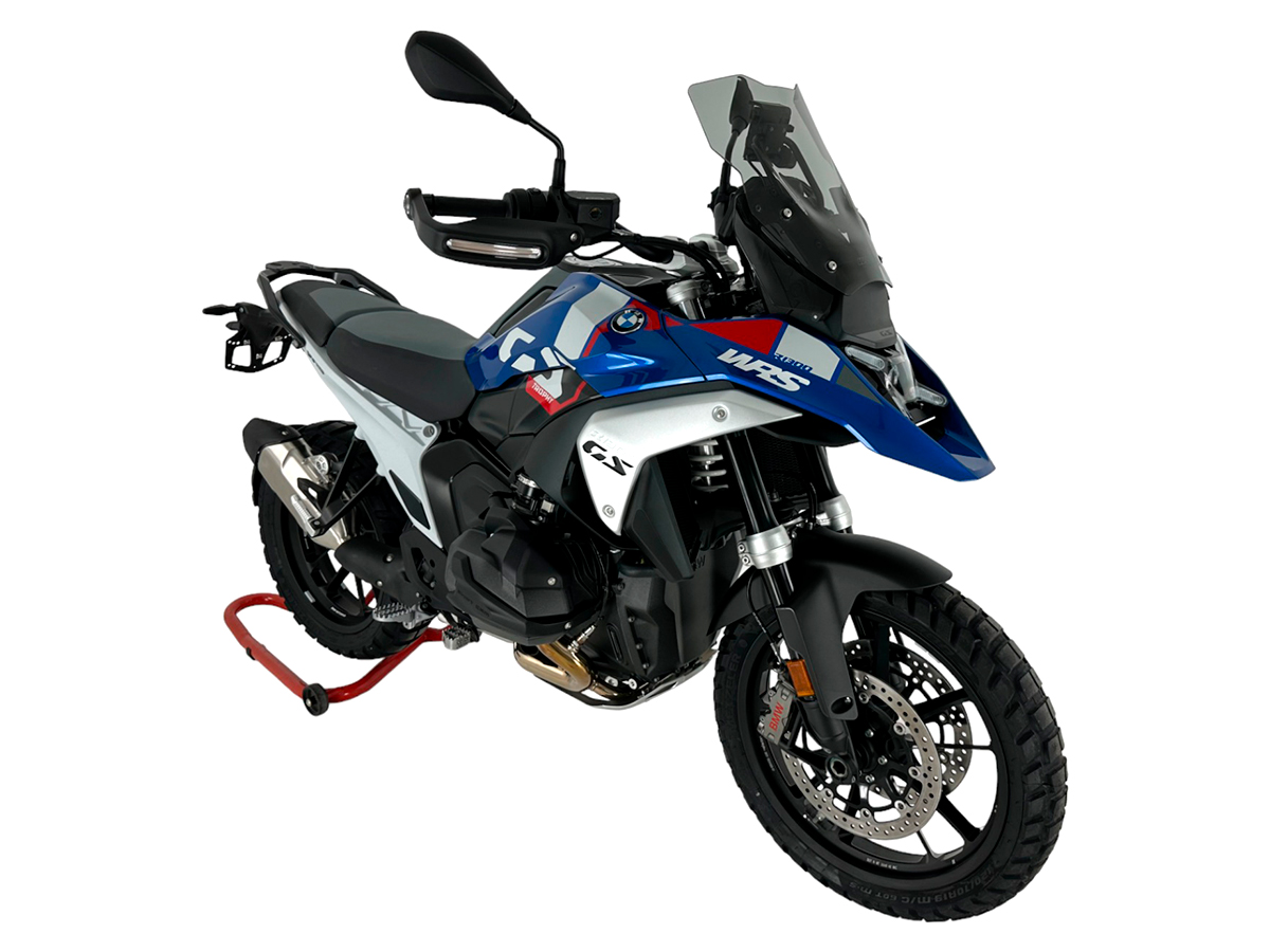 Plexi motocyklu WRS TOURING pro BMW R 1300 GS ABS rok 2023-2024 barva kouřová bez deflektorů 