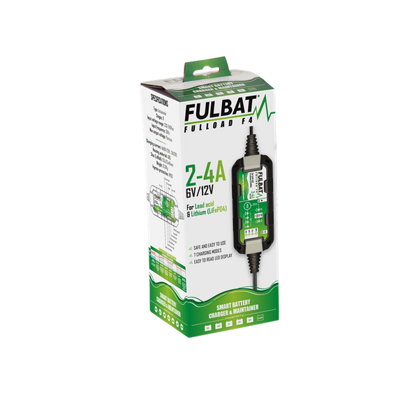 Chytrá nabíječka baterií FULBAT FULBAT FULLOAD F4 2A (vhodné také pro lithiové baterie)