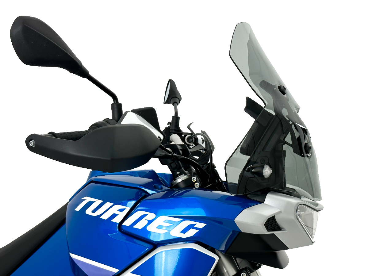 Plexi motocyklu WRS verze TOURING PLUS pro APRILIA TUAREG 660 rok 2022-2024 barva kouřová, výška plexi 49,5 cm