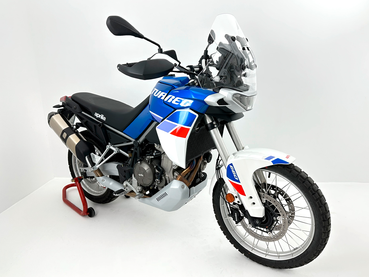 Plexi motocyklu WRS verze STANDARD PLUS pro APRILIA TUAREG 660 rok 2022-2024 barva čirá, výška plexi 44,5 cm