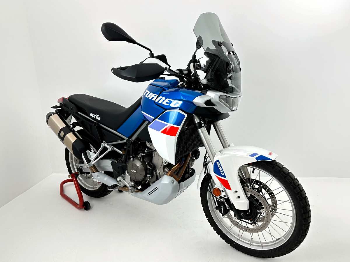 Plexi motocyklu WRS verze TOURING pro APRILIA TUAREG 660 rok 2022-2024 barva kouřová, výška plexi 49,5 cm