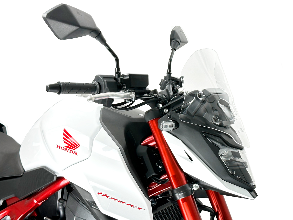 Plexi motocyklu WRS verze SPORT pro HONDA HORNET 750 ABS rok 2023-2024 barva čirá, výška plexi 32 cm