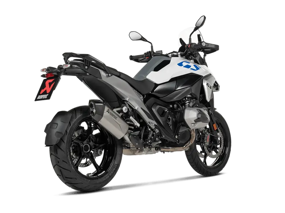 Koncovka výfuku motocyklu AKRAPOVIČ SLIP-ON SERIES MUFFLERS pro BMW R 1300 GS ABS rok 2024 viz popis, titan, carbonové zakončení 