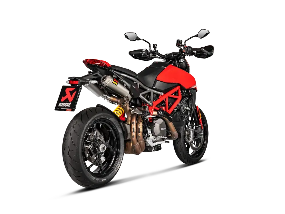 Koncovky výfuku motocyklu AKRAPOVIČ SLIP-ON LINE MUFFLERS pro DUCATI HYPERMOTARD 950/950 SP rok 2019-2024