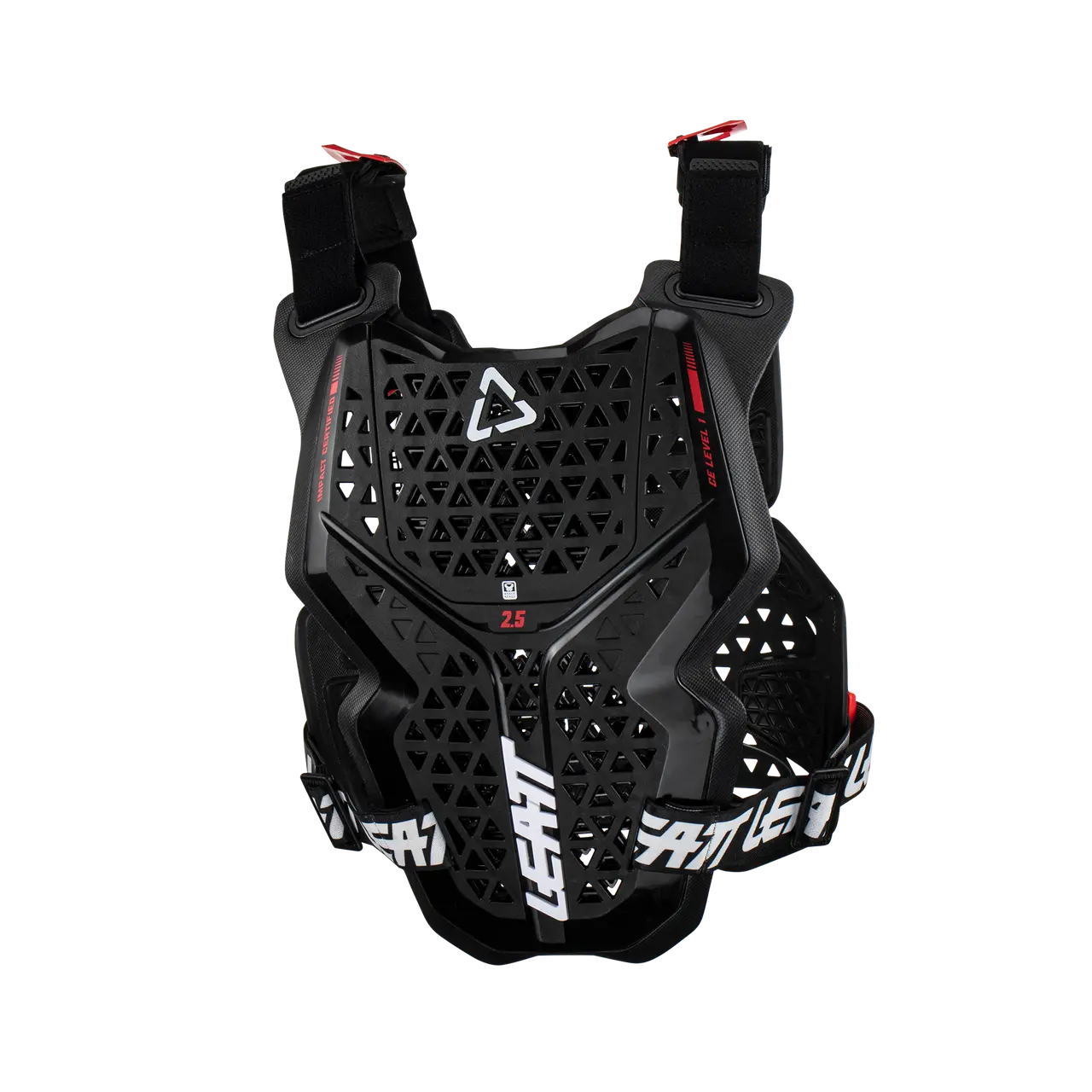 a Motokrosový hrudní/zádový chránič LEATT 2.5 CHEST PROTECTOR černý 