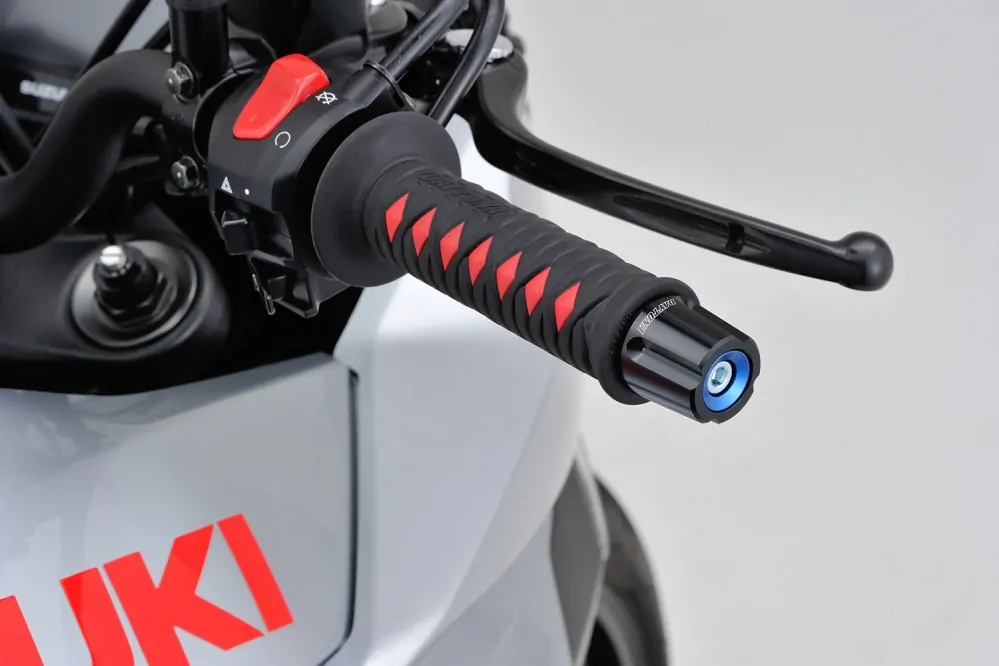 Závaží do motocyklových řídítek DAYTONA BAR END COMPASS barva modrá, pár