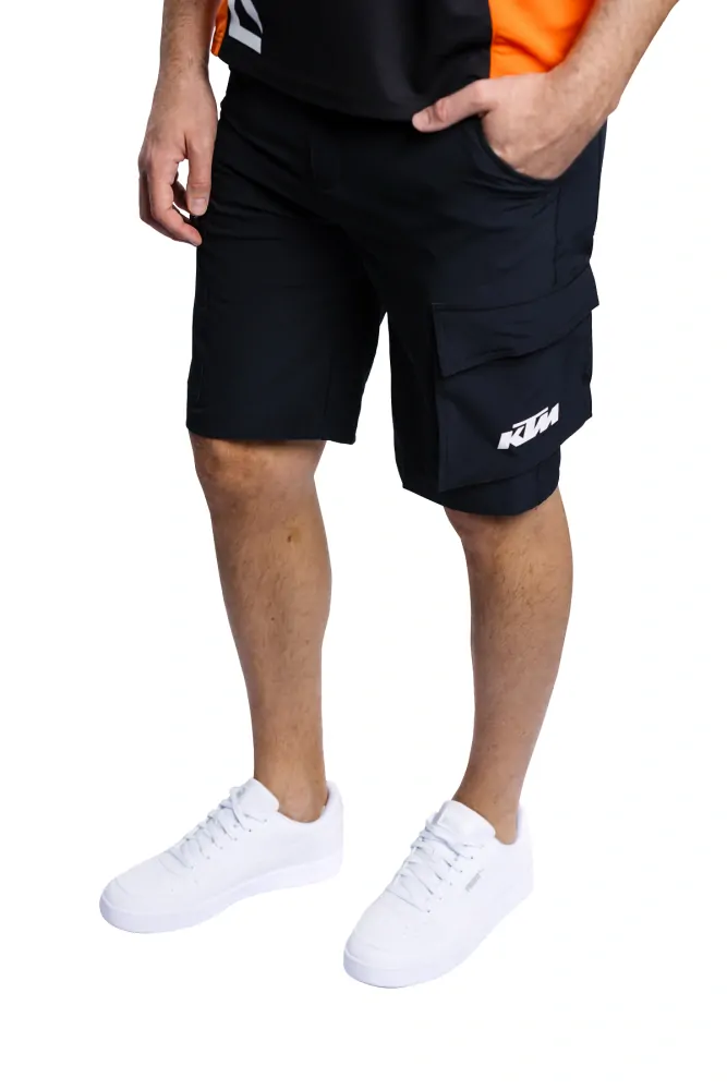 Pánské kraťasy KTM REPLICA TEAM SHORTS barva černá