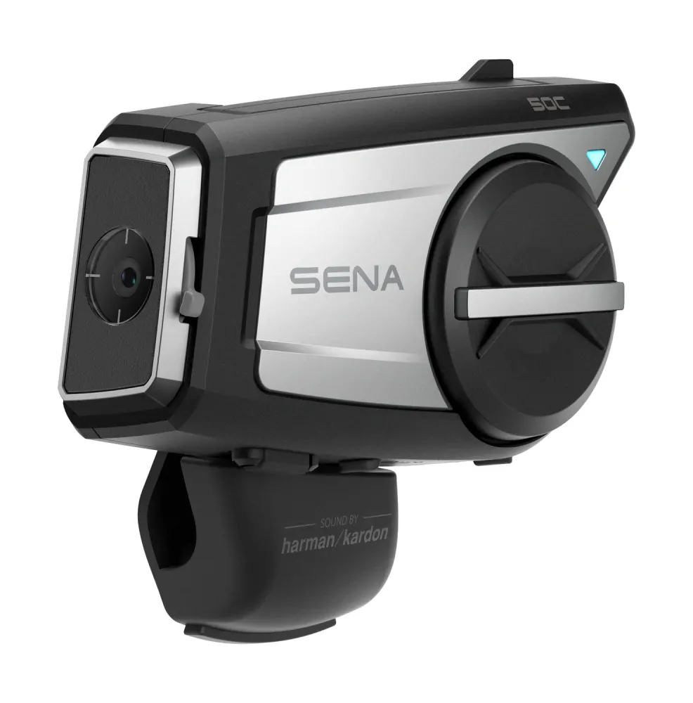 Komunikační zařízení / headset  pro motorkáře s kamerou SENA 50C SE 4K MESH HEADSET HARMAN KARDON  50C-01