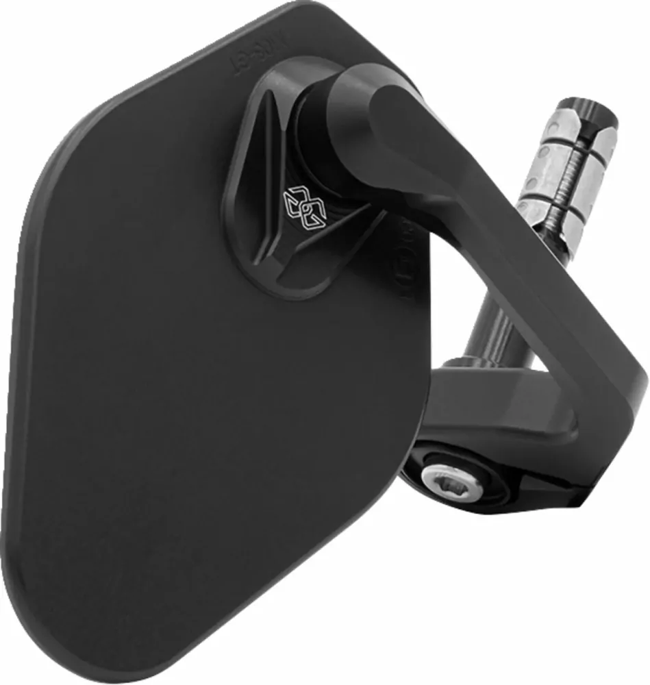 Motocyklové zpětné zrcátko do řidítek / zrcátko motocyklu GILLES TOOLING GT MIRROR STRATOS SYM M03-01-BD - barva černá - 1 kus - L / P
