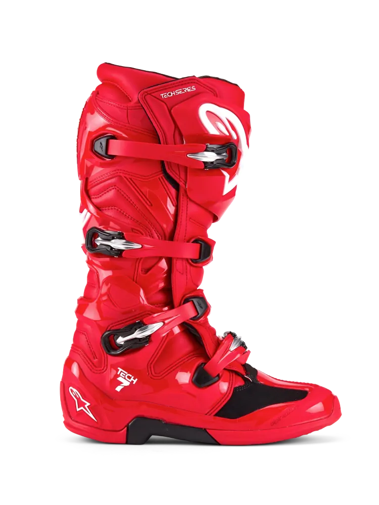 Motokrosové boty / mx obuv ALPINESTARS TECH 7 , 2012025-3010 barva červená/černá 