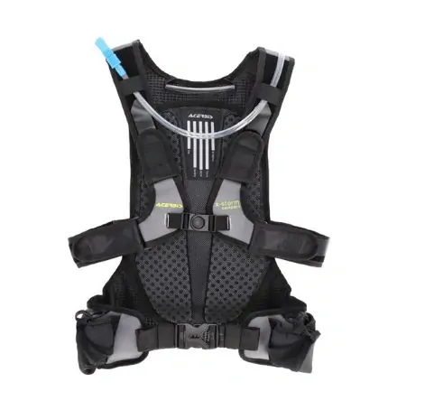 Batoh s picím vakem / picí vak ACERBIS X-STORM LOGO objem batoh 14,5 L / objem picího vaku 3 L, barva černá/šedá/žlutá fluo  