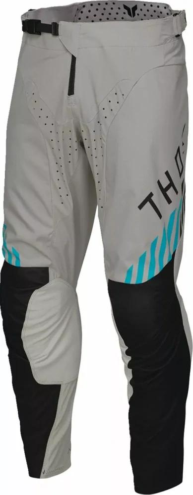 Motokrosové / enduro kalhoty THOR LAUNCHMODE SAND barva modrá/černá/šedá 