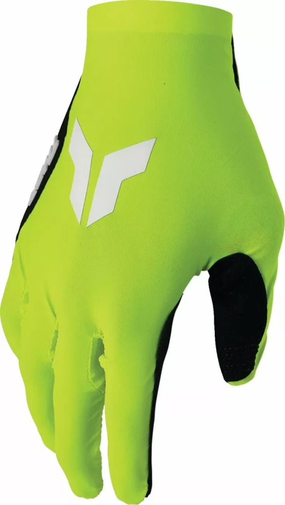 Motokrosové / MTB rukavice s jednovrstvou dlaní THOR SPORTMODE RIOT ACID barva acid lime/černá, pár