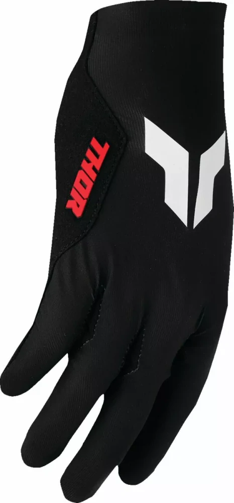 Motokrosové / MTB rukavice s jednovrstvou dlaní THOR SPORTMODE RIOT barva černá/šedá/bílá, pár