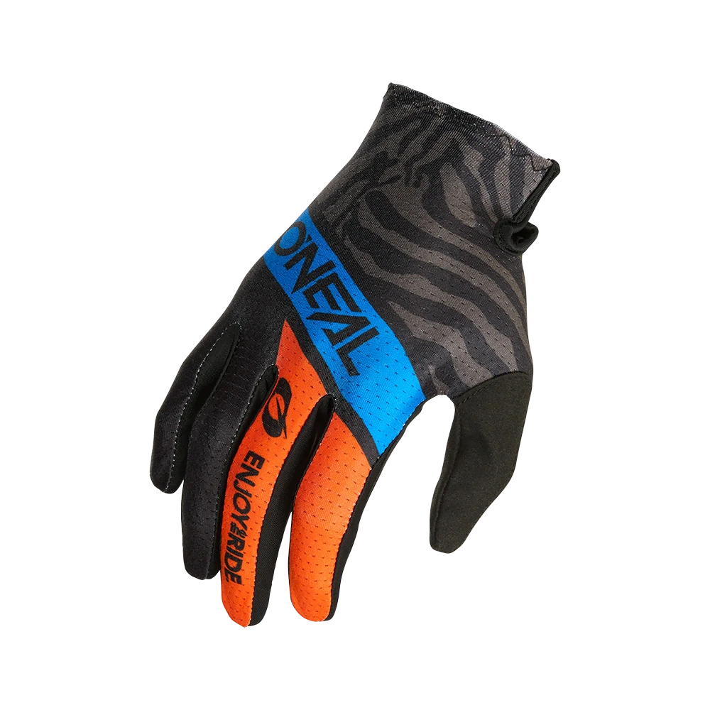 a Dětské motokrosové / MTB rukavice ONEAL MATRIX SHOCKER V.25 barva modrá/oranžová/černá velikost XL