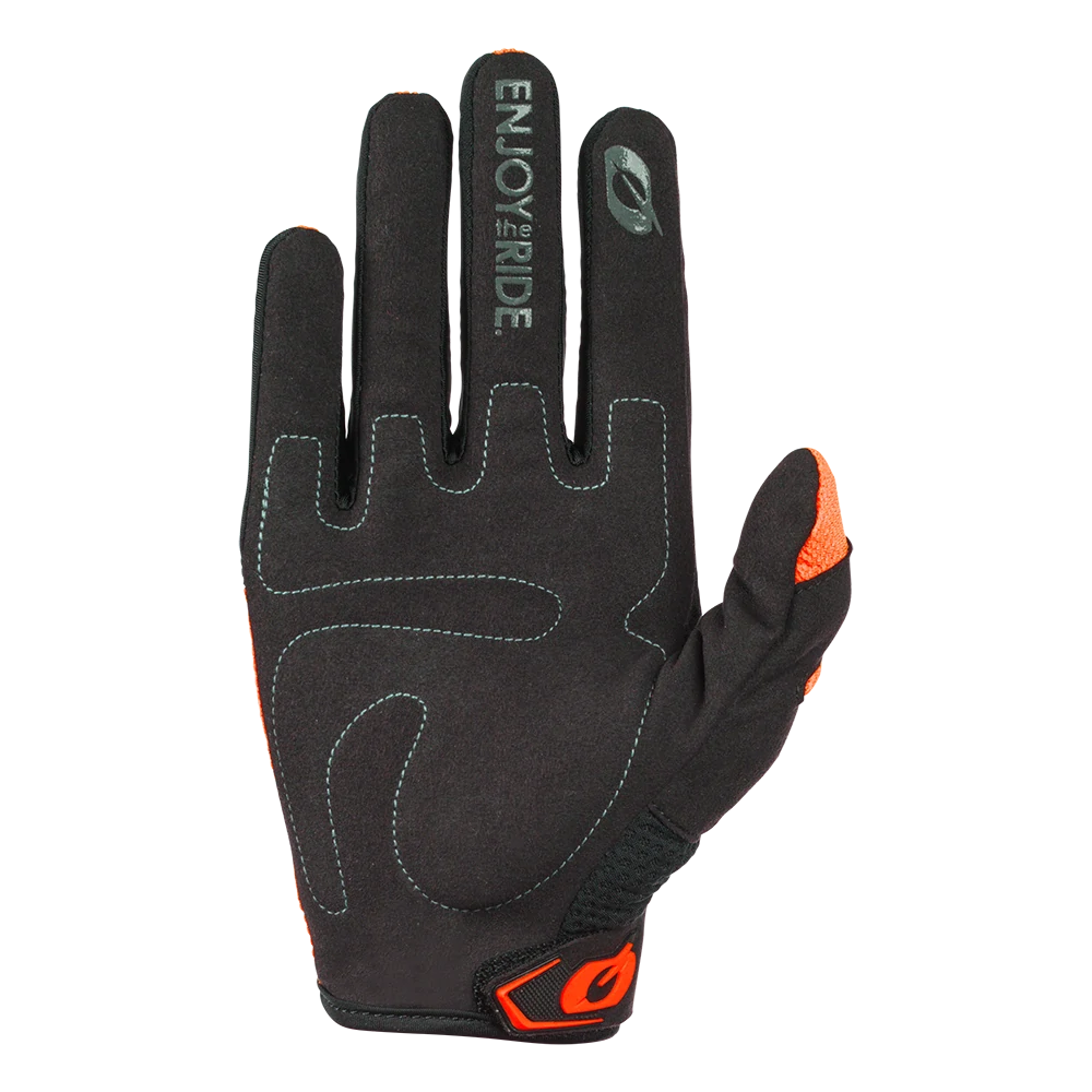 a Dětské motokrosové/MTB rukavice ONEAL ELEMENT černá/oranžová velikost M