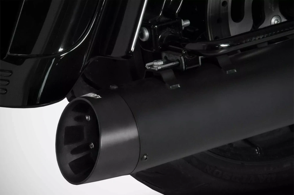 Homologované koncovky výfuku motocyklu ZARD SLIP ON MUFFLERS HOMOLOGACE E5 pro motocykl HARLEY DAVIDSON ROAD GLIDE ST/ ROAD GLIDE SPECIAL rok 2021-2023 viz popis, barva černá