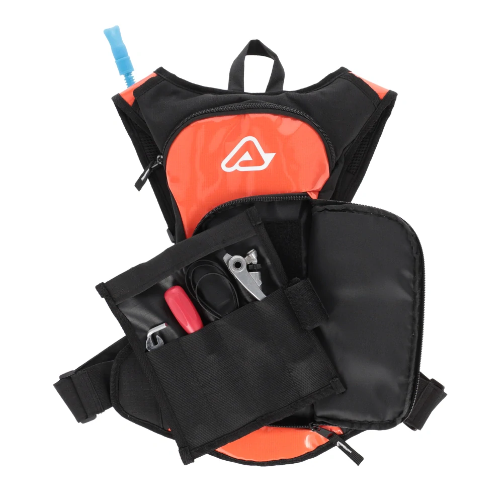 Batoh s picím vakem / picí vak ACERBIS ACQUA DRINK BAG/BACKPACK objem batohu 5 litrů, objem picího vaku 2 litry, barva černá/oranžová/bílá