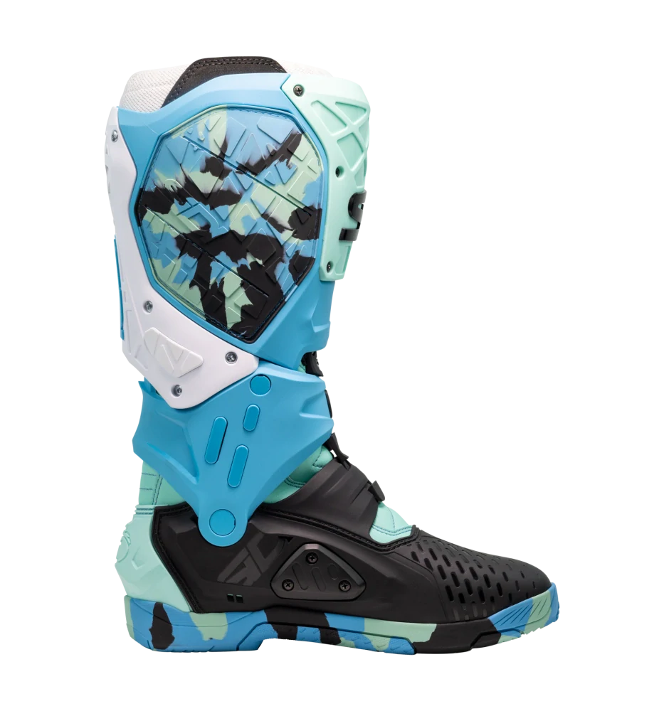 Motokrosové / enduro boty SIDI CROSSAIR X barva messy/cyan, pár