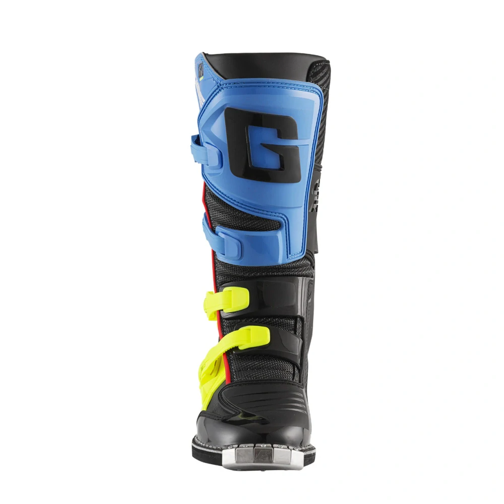 Dětské motokrosové boty Gaerne GX-J barva modrá/černá/fluo