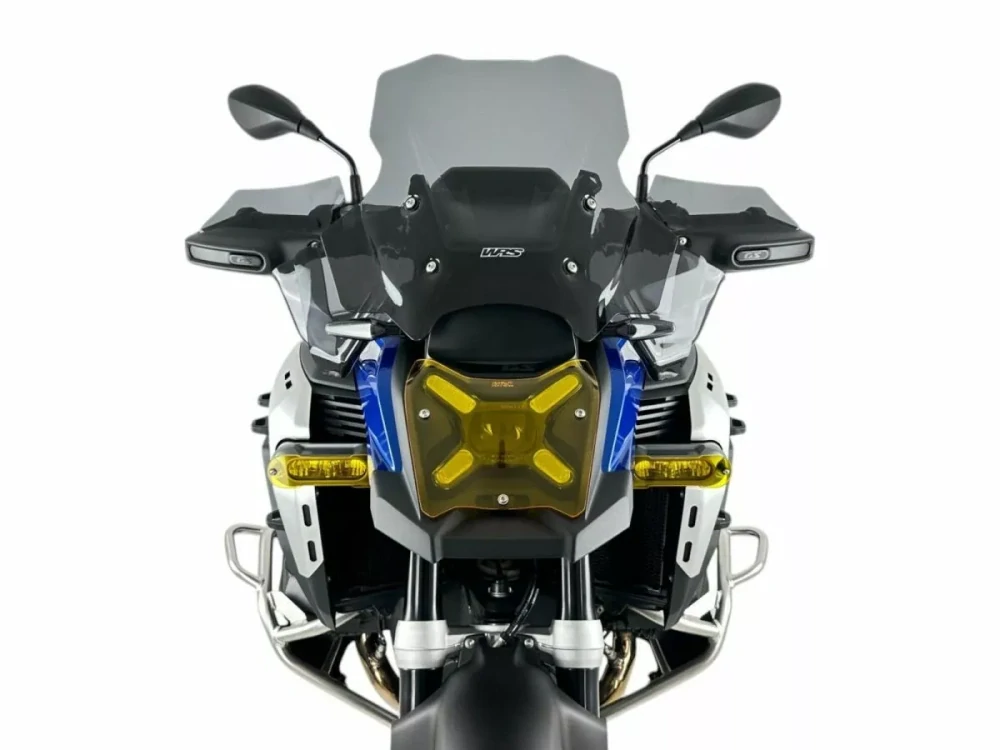 Motocyklové plexi / čelní plexi motocyklu WRS WINDSCREEN TOURING PLUS TRANSPARENT RADAR BM109F pro BMW R 1300 GS ADVENTURE rok 2024 barva kouřová